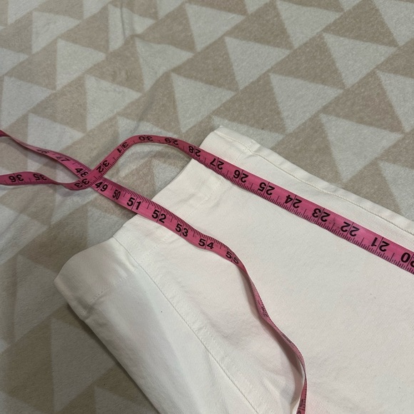 Tanya Taylor white high waist straight leg ankle jeans - Picture 4 of 4